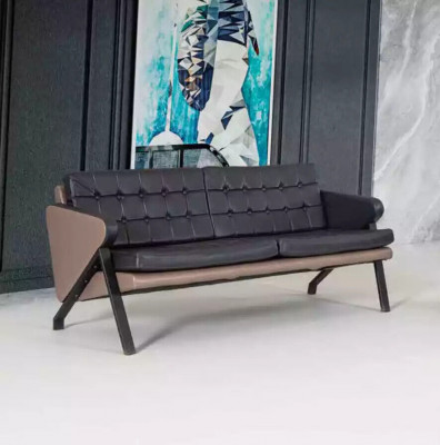 Zwee-Sëtz Luxus Miwwel Aarbechtszëmmer Ariichtung Modern Polstersofa