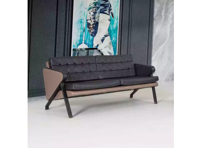 Zwee-Sëtz Luxus Miwwel Aarbechtszëmmer Ariichtung Modern Polstersofa