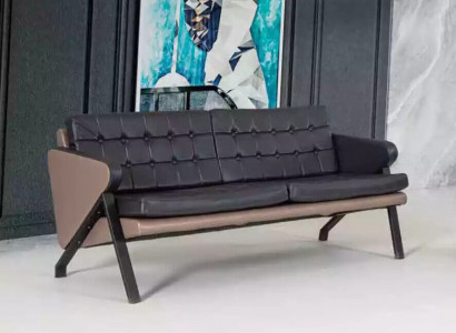 Zwee-Sëtz Luxus Miwwel Aarbechtszëmmer Ariichtung Modern Polstersofa
