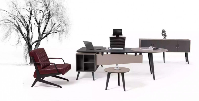 Büro Miwwelen Eckschreibtisch Modern Luxus Dësch Designer Aarbechtszëmmer Dëscher