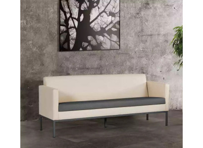 Büroausstattung Sofa Canapé 3 Sëtzer Aarbechtszëmmer Polstersofa Textil Miwwelen