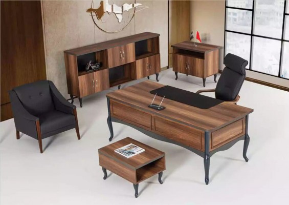 Aarbechtszëmmer Schreifdësch Luxus Design Dësch Büro Bürosmiwwel Chefschreifdësch