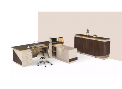 Büroschränk Aarbechtszëmmer Modern Luxus Büro Miwwelen Schaf Regal Späicherung