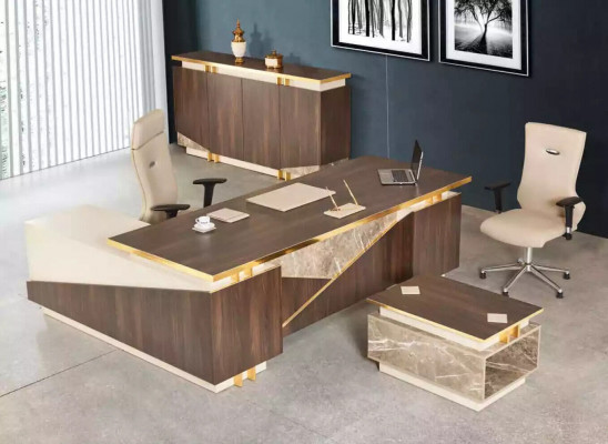 Büroschränk Aarbechtszëmmer Modern Luxus Büro Miwwelen Schaf Regal Späicherung