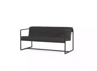 Modern Sofa Canapé 2 Sëtzer Schaffzëmmer Luxus Stil Polstersofa Neit