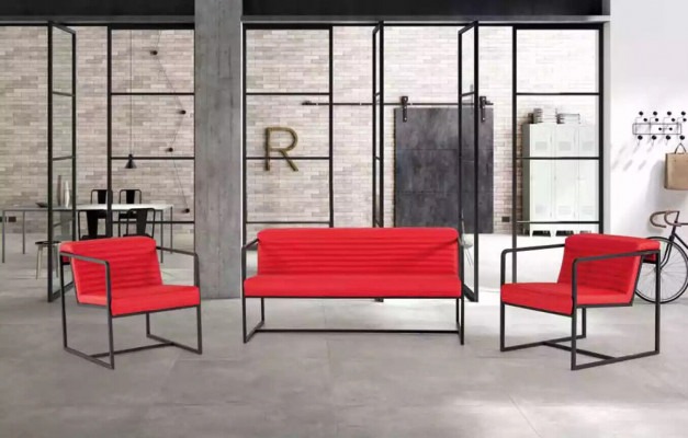 Modern Sofa Canapé 2 Sëtzer Schaffzëmmer Luxus Stil Polstersofa Neit