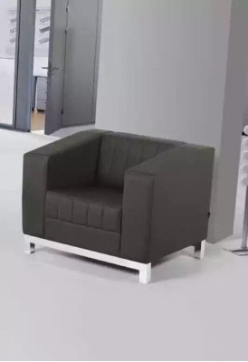Gro Stull Büro Miwwelen Sëtz Polstersëtz Textil Schaffzëmmer Lehnstull