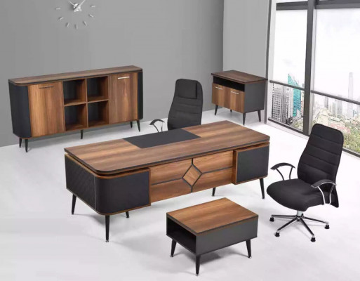 Büroschaf Braun Aarbechtszëmmer Büro Büro Miwwel Schaf Regal Designer