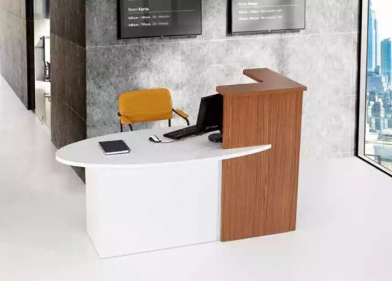 Rezeption Empfangsdësch Tresen Büro Praxis Diskothéik Industrie Dëscher Büro