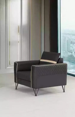 Luxus Fauteuil Büro Miwwelen Stil Modern Arbechtszëmmer Polstersëtz Designer