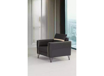 Luxus Fauteuil Büro Miwwelen Stil Modern Arbechtszëmmer Polstersëtz Designer