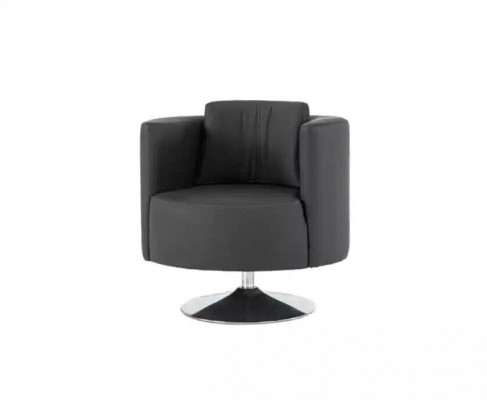 Bürosmiwwel Still Luxus Schwaarz Still Polster Textil Modern Design Fauteuil