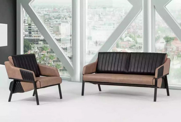 Aarbechtszëmmer Sessell Luxus Sëtz Stoff Textil Büro Miwwelen Polster Nei