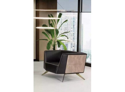 Luxus schwaarze Fautteuil Schaffzëmmer Sëtz Modern Designer Büro Miwwel