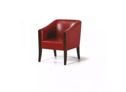 Roude Stull Textil Miwwelen Stil Modern Büromiwwelen Aarbechtszëmmer Design Holz