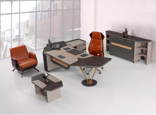 Modernen Designer-Couchtisch, Aarbechtszëmmer, Luxusmiwwelen, Neien Dësch