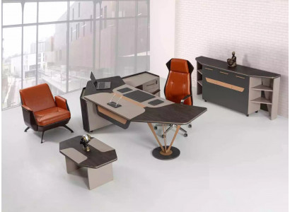 Modernen Designer-Couchtisch, Aarbechtszëmmer, Luxusmiwwelen, Neien Dësch