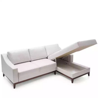 Canapéen L Form Canapé Polster Wunnlandschaft Design Eckcanapé Textil Eckgarnitur