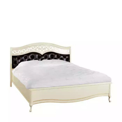 Bett Miwwel Design Better wäiss Duebelbett Luxus Schlofkummer Holz