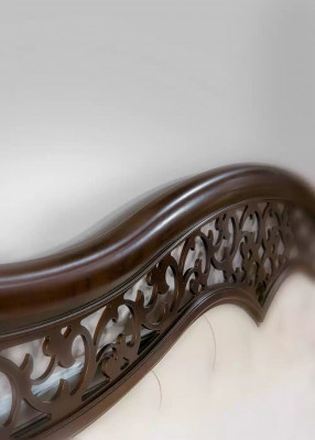 Bett Miwwel Design Better wäiss Duebelbett Luxus Schlofkummer Holz