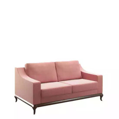 Modern Sofa 2 Sëtzer Wunnzëmmer Design Miwwel Stil Modern Nei rosa Luxus