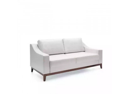 Modern Sofa 2-Sëtzer Modern Wunnzëmmer Zweisëtzer Miwwelen Polster Stoff Textil nei