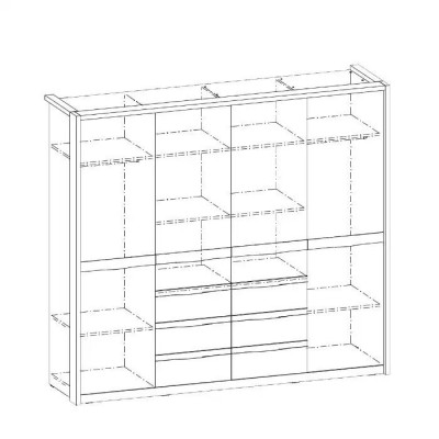 Schafschlofkummer Schief Schief wäiss Kleederschaf modern Holz Luxus