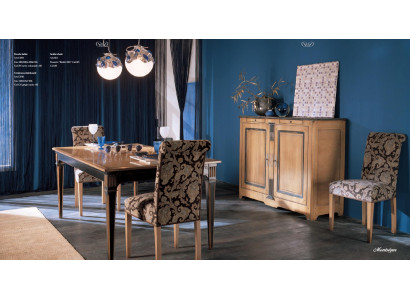 Iesszëmmer Holzstull mat Armlehn Klassesch Neien Design Polsterstull Sëtz Büro
