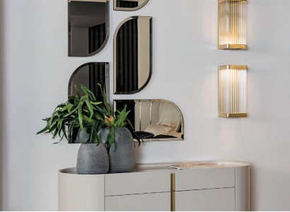 Wandspigel Spigel Schlofkummer Miwwelen Design Italienesch Mark Bizzotto Nei