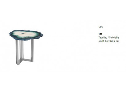 Wunnzëmmertafel Niewentafel Glas Edelstol Niewentafel Miwwelen Design Italien