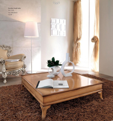 Design Cocktaildësch Dëscher Quadratesch Holz Wunnzëmmer Nei Elegant Luxus Miwwelen