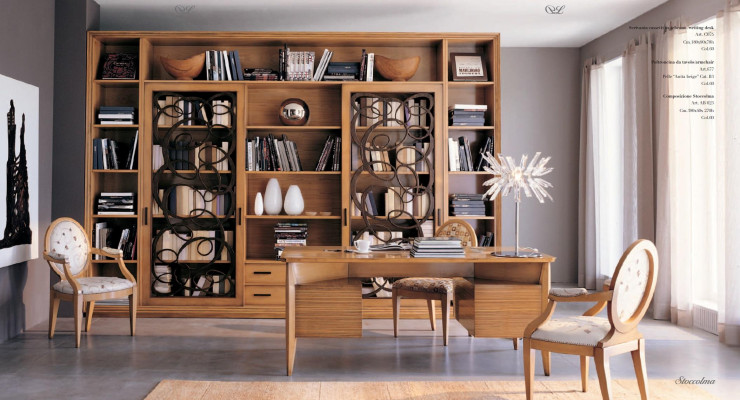 Iesszëmmer Still Holz Luxus Fauteuil Stull Brong Lehnstull Wunnzëmmer Miwwelen nei
