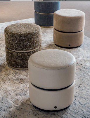 Hocker Foussocker Wunnzëmmer Miwwel Set Polster Design Bizzotto Italienesch Miwwelen