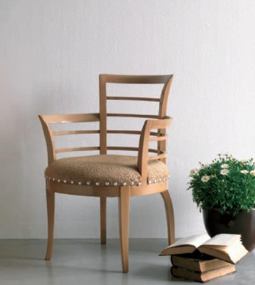 Stull Design Massivholz Armleef Luxus Seessel Iesszëmmer Wunnzëmmer Büro Miwwelen