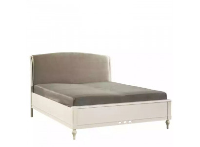 Bett Modernen Design Luxus Polster Bettstoff Bett am Schlofzëmmer