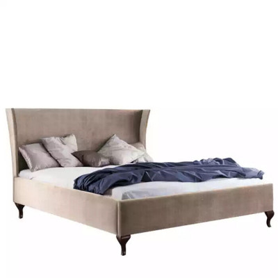 Bett Këssen Design Luxus Duebel Hotel Better Barock Holz Miwwelen