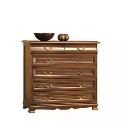 Schief geziichten Kommodë Massivholz Stotzen Eech Massivholz Kommoden Sideboard Neit