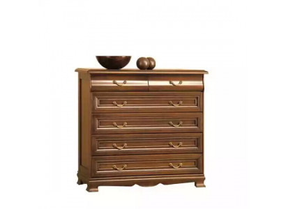 Schief geziichten Kommodë Massivholz Stotzen Eech Massivholz Kommoden Sideboard Neit