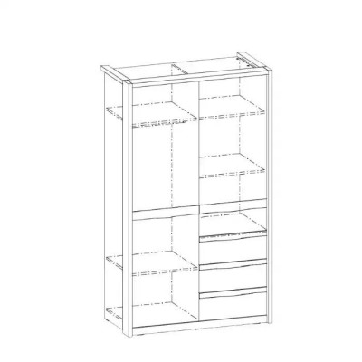 Schaf Massivschlofzëmmermiwwelen Holzschaf Schaf a wäissem Holz.