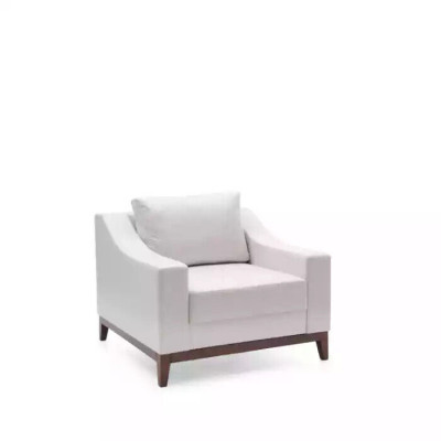Wäissen skandinavesche Sëtzpolstersessel Fernsehsessel Lounge Club Miwwelen