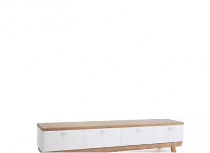 Wunnzëmmer TV-Stänner Holz Fernseher wäiss Stänner Schaf Miwwelen RTV