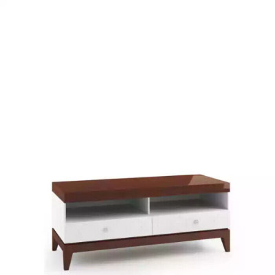 Wunnzëmmer TV-Stänner Fernseher wäiss Säitendësch Schaf Miwwelen Holz