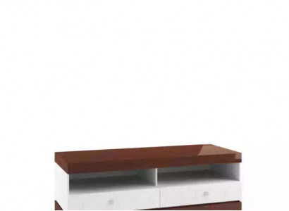 Wunnzëmmer TV-Stänner Fernseher wäiss Säitendësch Schaf Miwwelen Holz