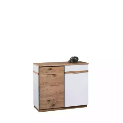 Kommod mat 3 Tirangen Sideboard wäiss Anrichte Holz modern