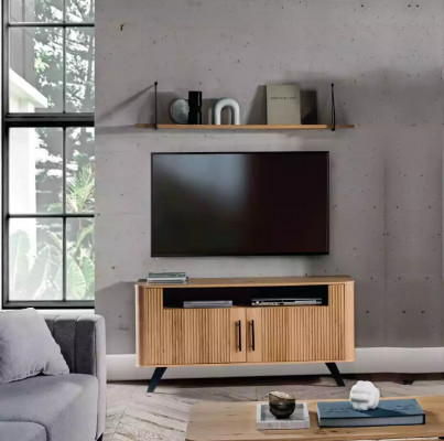 TV-Ständer Wunnzëmmer-Schränk Miwwel rtv Sideboard Holz Wunnzëmmer-Schranken Holz