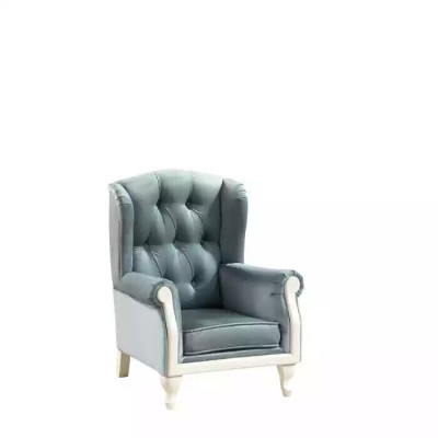 Kanner Still mëll Designer Lehn Stull Polster Canapé 1 Sëtz