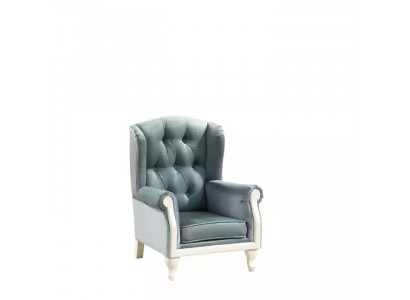 Kanner Still mëll Designer Lehn Stull Polster Canapé 1 Sëtz