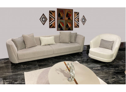Luxus Sofagarnitur 3+1 Sëtzer Set Design Sofa Polster Couch Modern Sofen