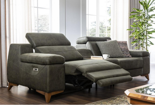 Sofa Canapé Polsterset XXL Grouss Couchen Multifunktion Sofas 3+3 Setzer