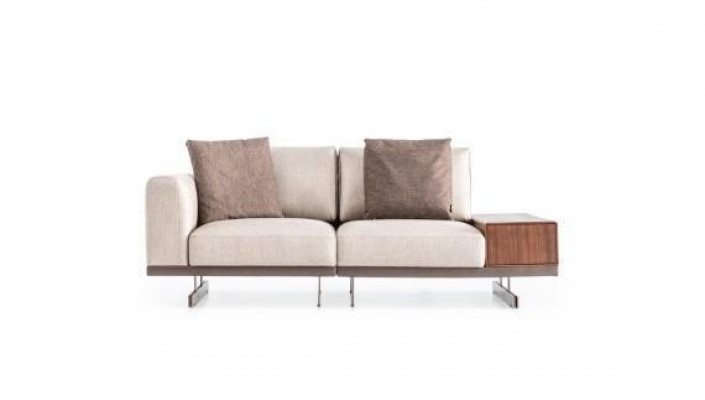 Dräisëtzer Sofa 3 Sëtzer Stoff Sofas Gro Modern Dësch Wunnzëmmer Couch
